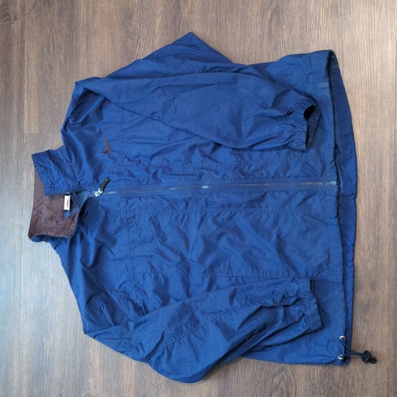 Nike Men's Size Large Vintage Blue Windbreaker Jacket (Please Read) - Picture 4 of 11